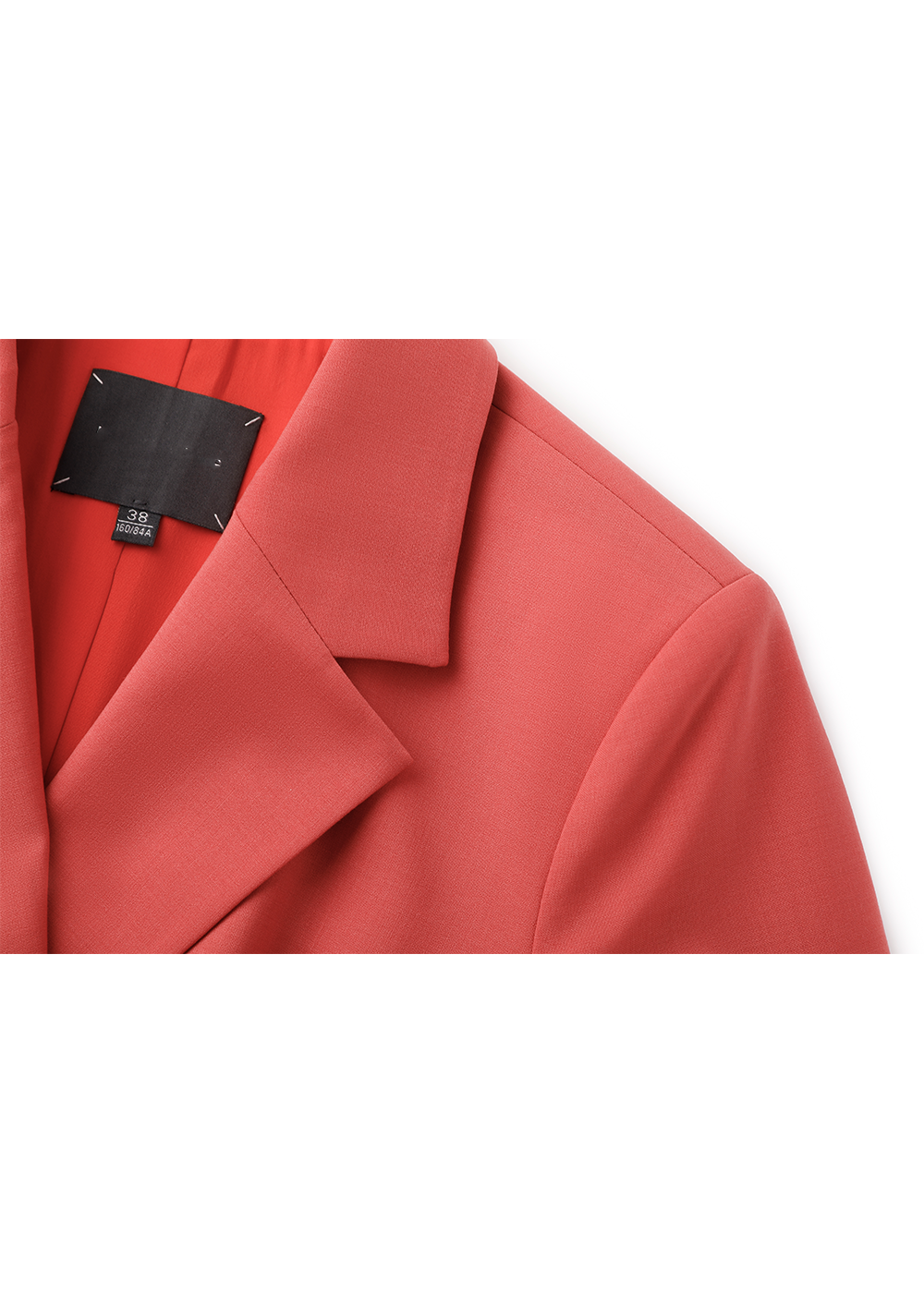SALAZIA Coral Orange Wool Blend Dresses
