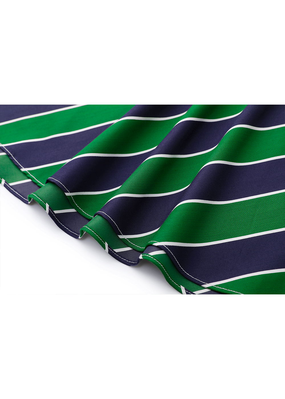 SALAZIA Blue-Green Stripe Relaxed Dresses