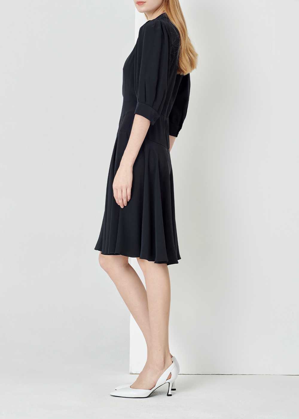 SALAZIA Midnight Blue Acetate Blend Dresses
