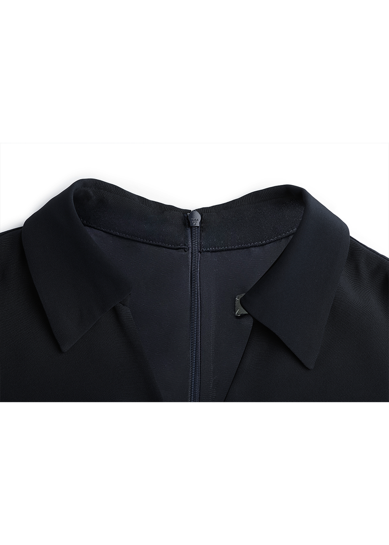 SALAZIA Midnight Blue Acetate Blend Dresses