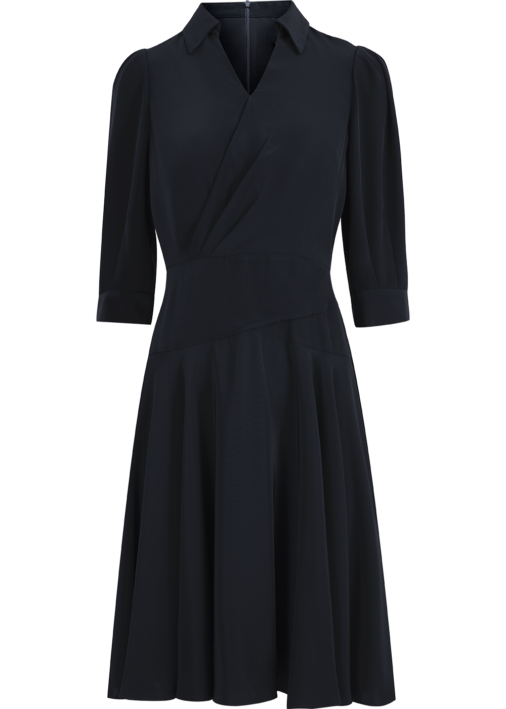 SALAZIA Midnight Blue Acetate Blend Dresses