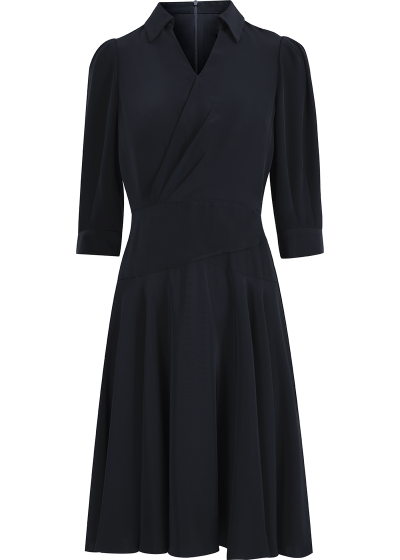 SALAZIA Midnight Blue Acetate Blend Dresses