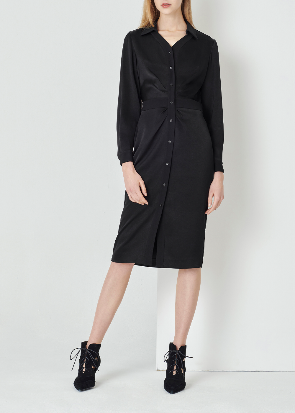 SALAZIA Black Triacetate Blend Dresses