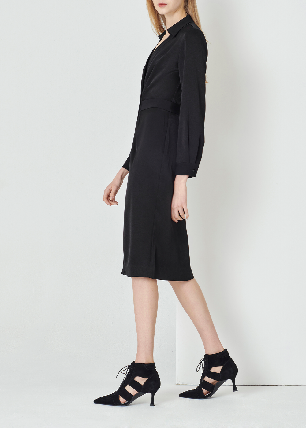 SALAZIA Black Triacetate Blend Dresses