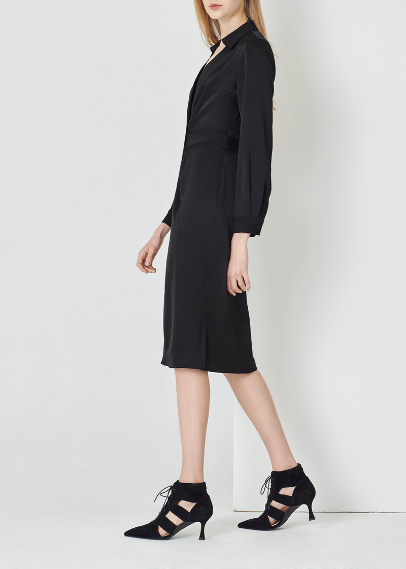 SALAZIA Black Triacetate Blend Dresses