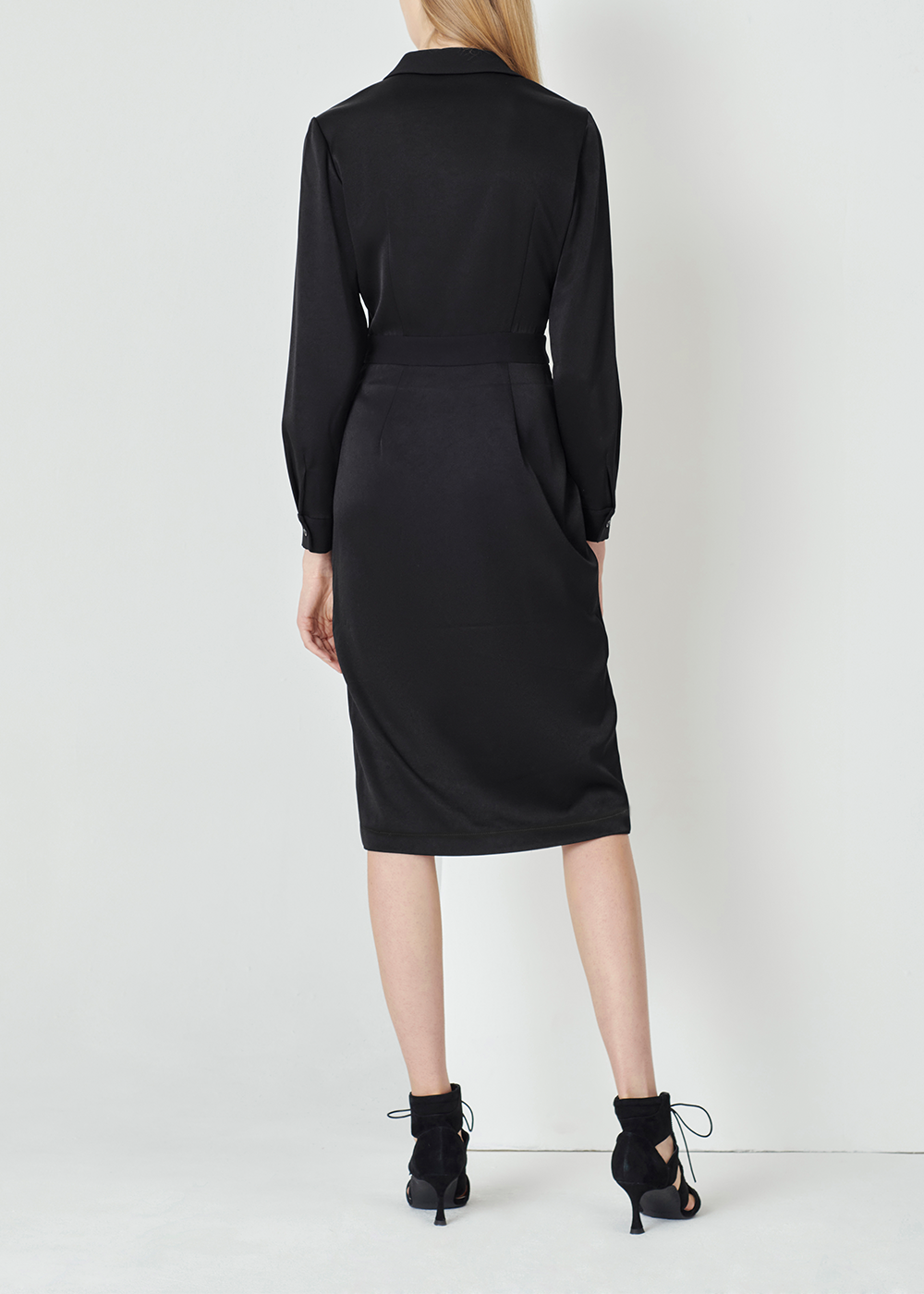 SALAZIA Black Triacetate Blend Dresses