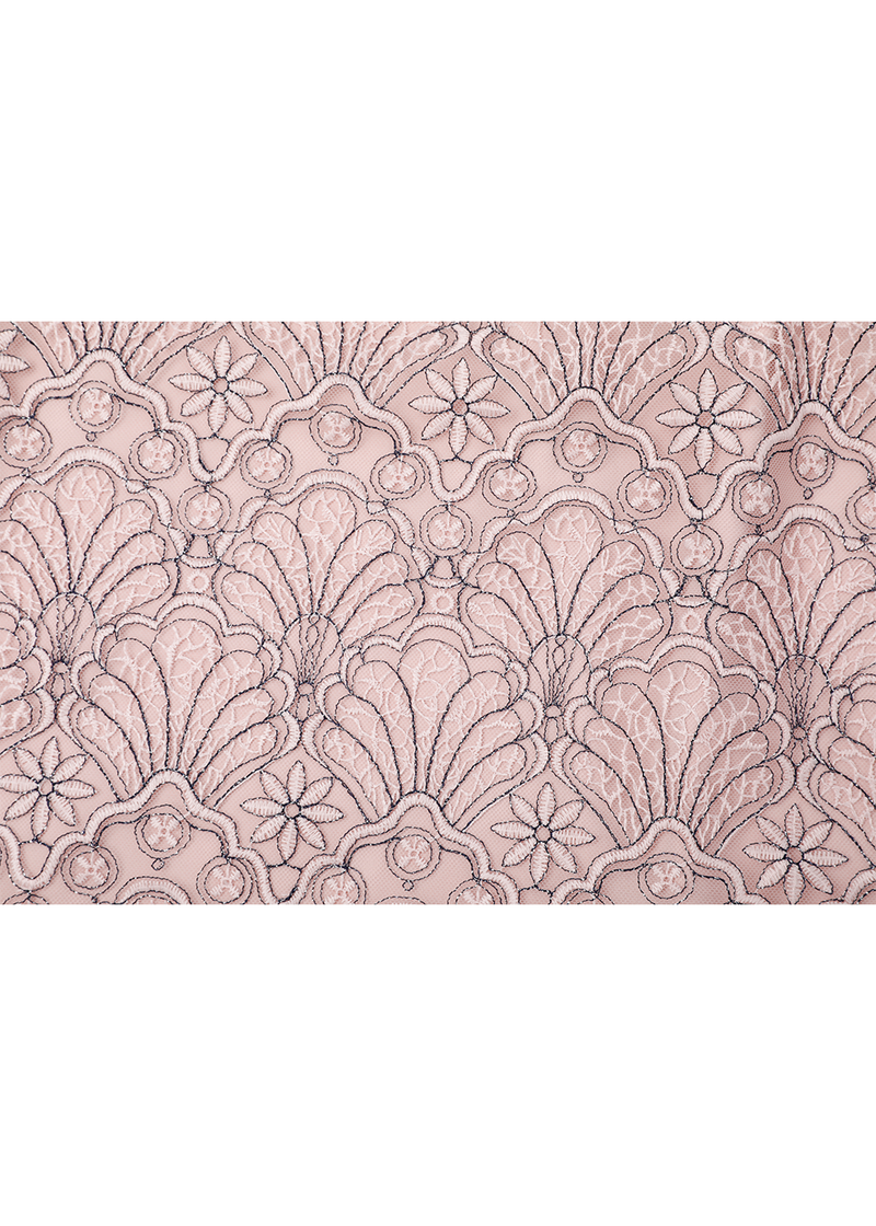 SALAZIA Misty Pink Embroidered Dresses