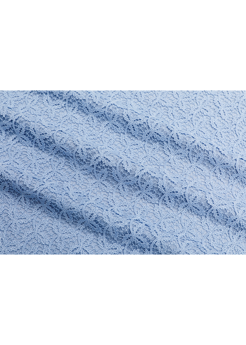SALAZIA Water Wave Blue Lace Dresses