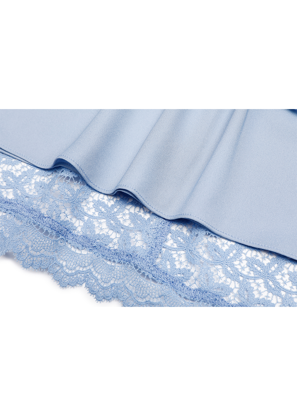 SALAZIA Water Wave Blue Lace Dresses