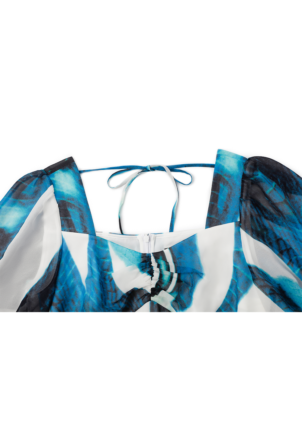 SALAZIA Water Ripple Blue Shadow Dresses
