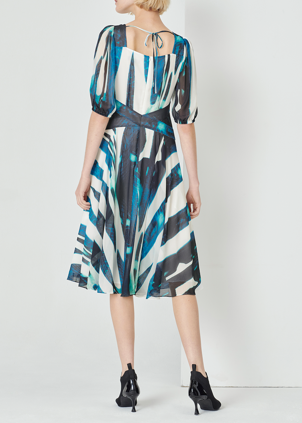 SALAZIA Water Ripple Blue Shadow Dresses