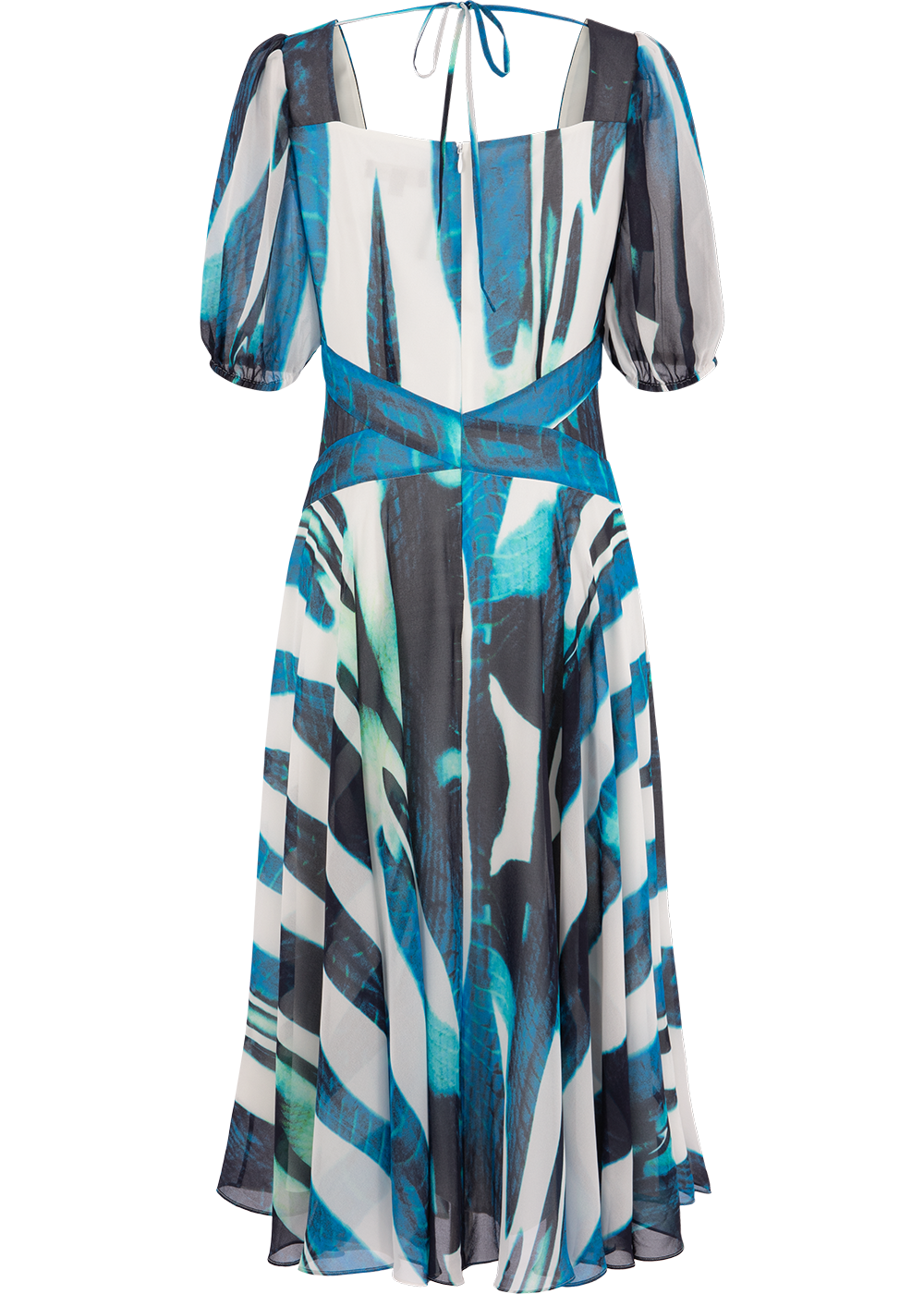 SALAZIA Water Ripple Blue Shadow Dresses