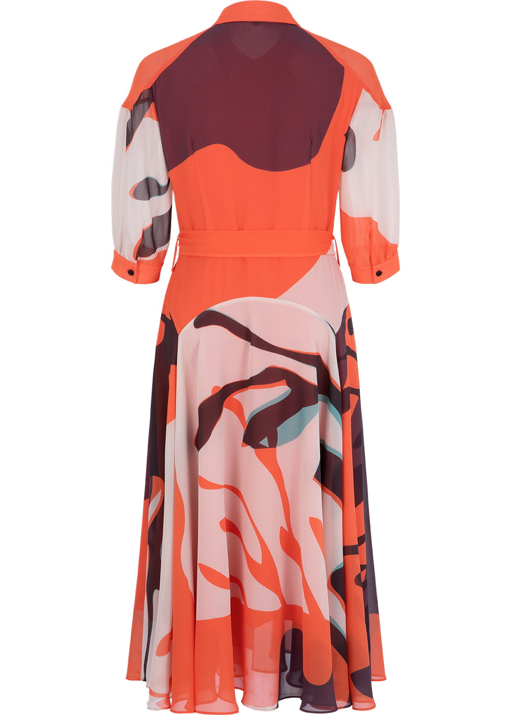 SALAZIA Summer Flower Sea Midi Dresses
