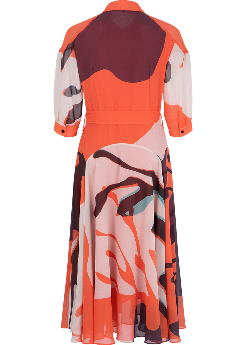 SALAZIA Summer Flower Sea Midi Dresses