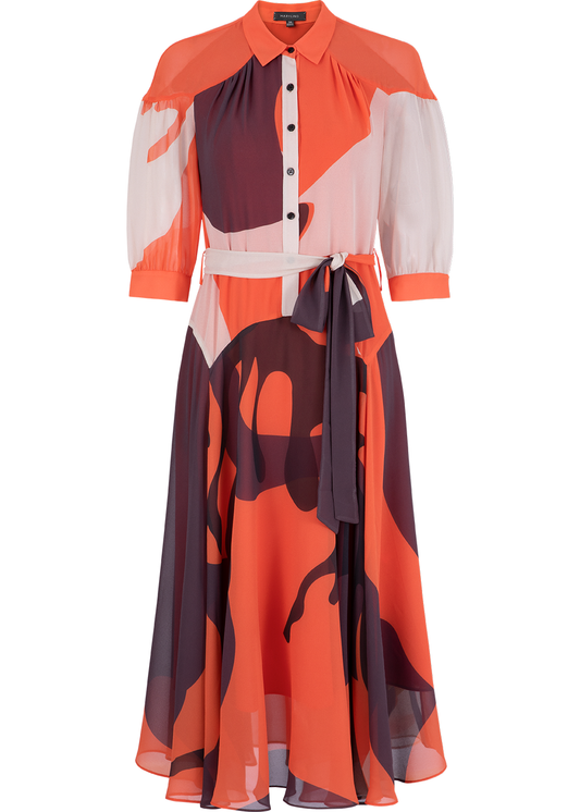SALAZIA Summer Flower Sea Midi Dresses