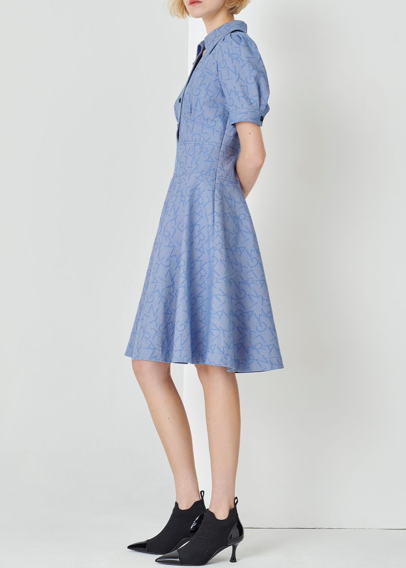 SALAZIA Denim Blue Cotton Dresses