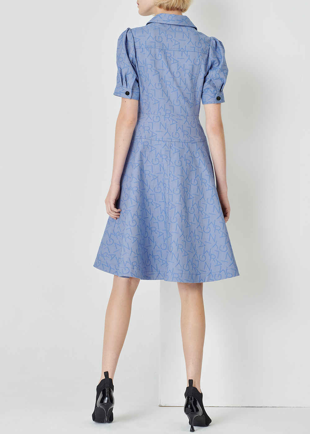 SALAZIA Denim Blue Cotton Dresses