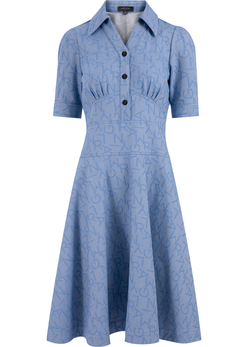 SALAZIA Denim Blue Cotton Dresses
