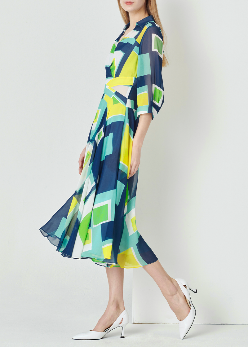 SALAZIA Colorful Holiday Puzzle Dresses