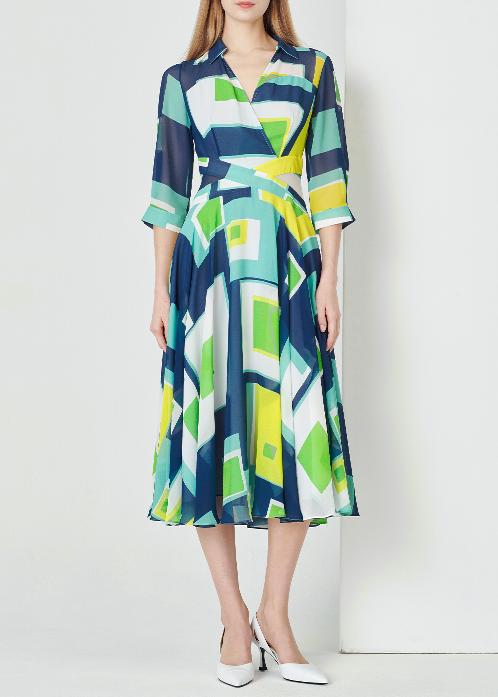 SALAZIA Colorful Holiday Puzzle Dresses