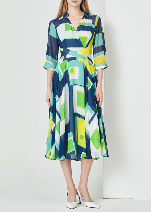 SALAZIA Colorful Holiday Puzzle Dresses