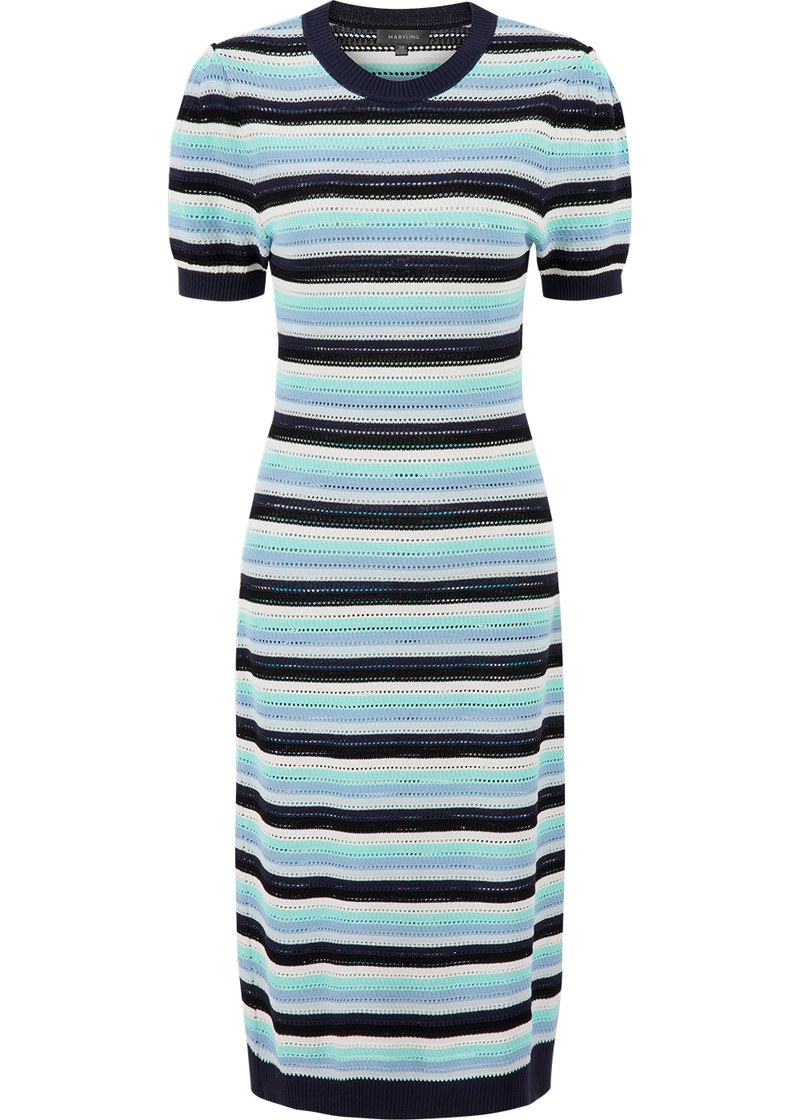 SALAZIA Blue-Green Sea Salt Ice Cream Knit Dresses