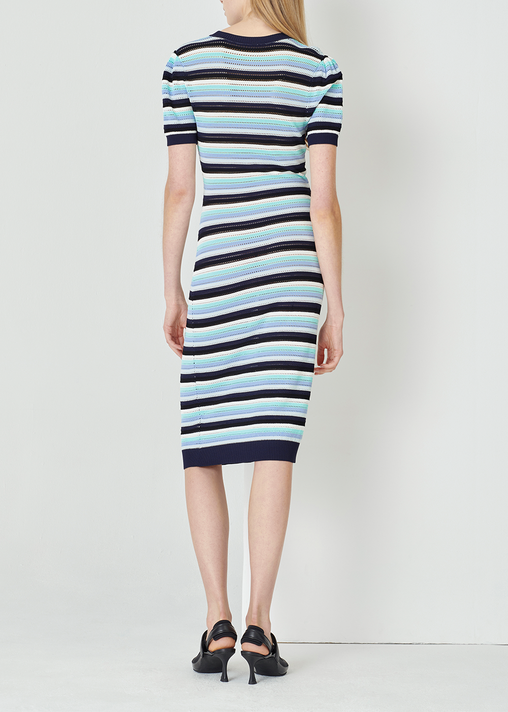 SALAZIA Blue-Green Sea Salt Ice Cream Knit Dresses