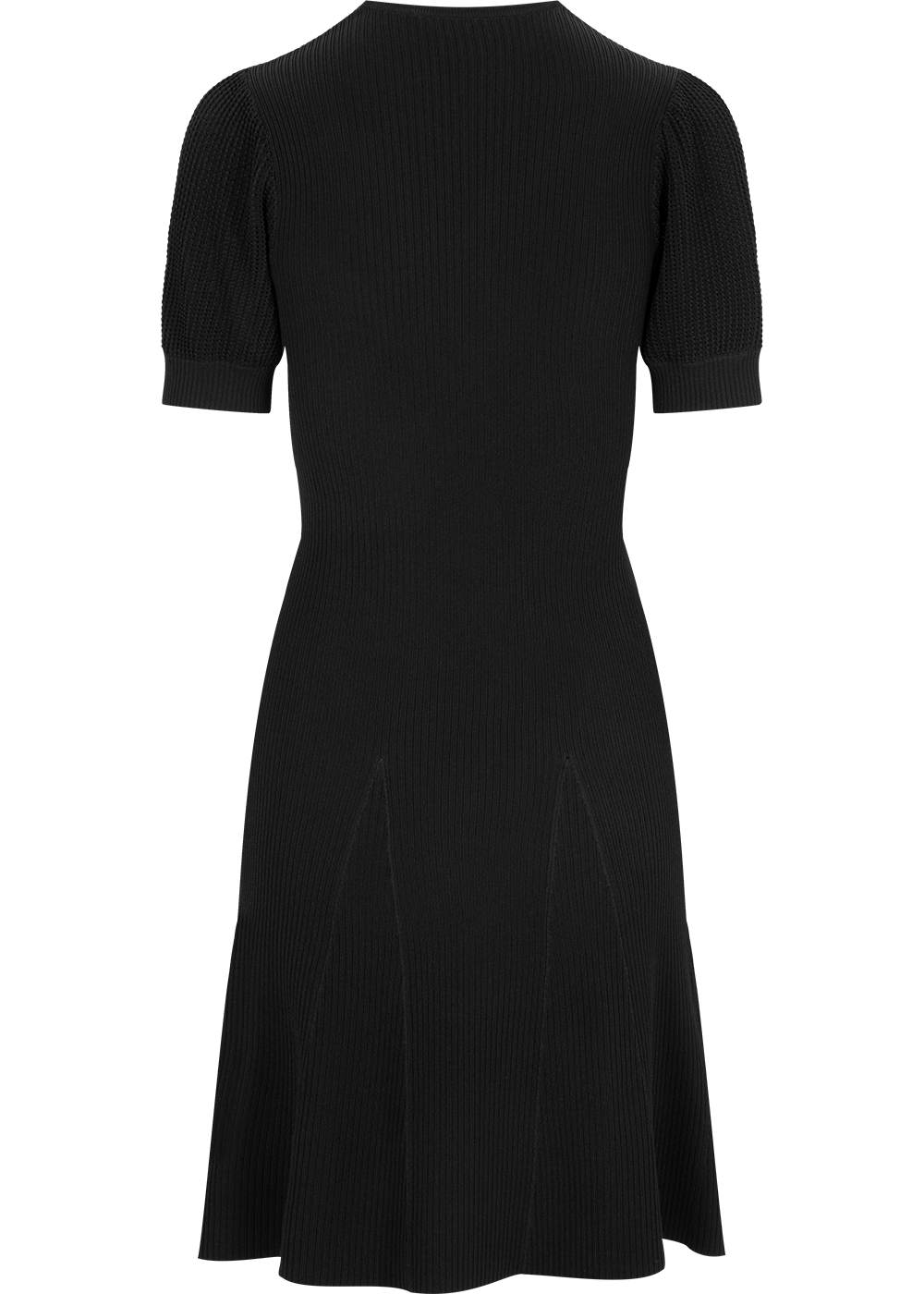 SALAZIA Black Viscose-Nylon Knit Dresses