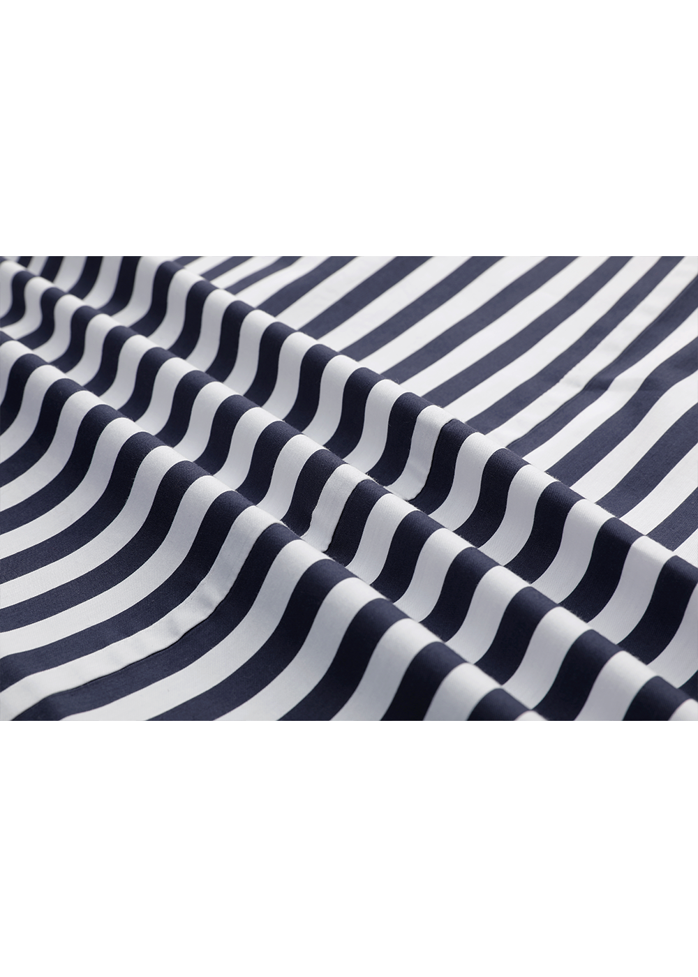SALAZIA Blue-White Stripe Cotton Dresses