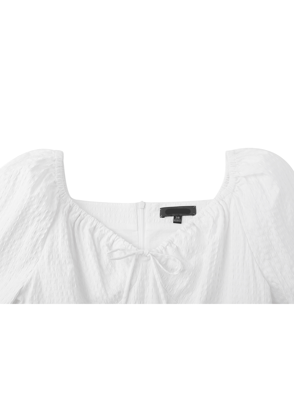 SALAZIA White Fitted Mini Dresses