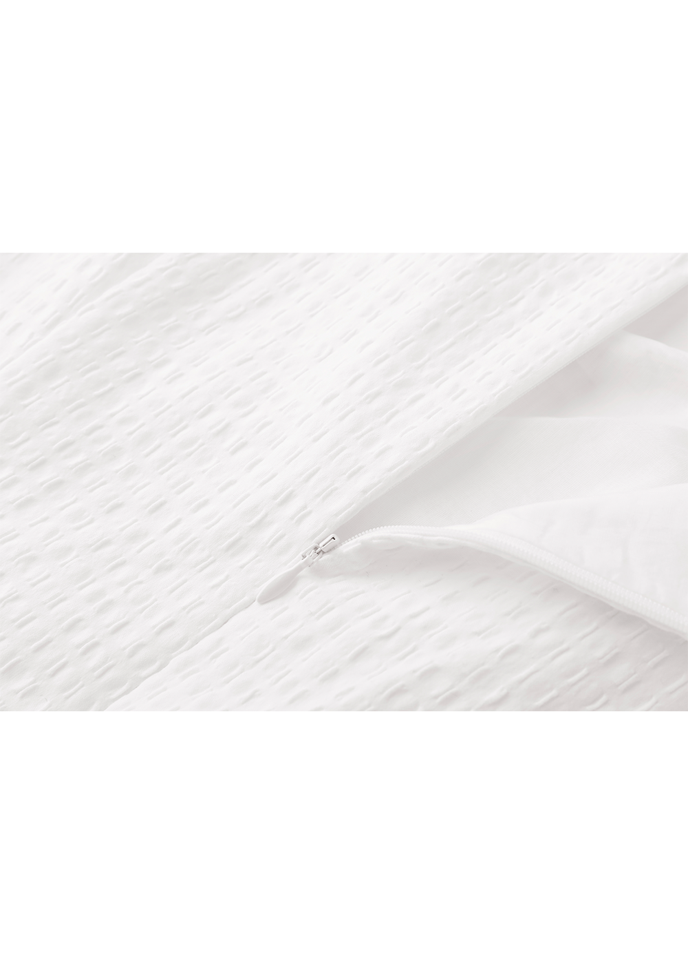 SALAZIA White Cotton-Blend Midi Dresses