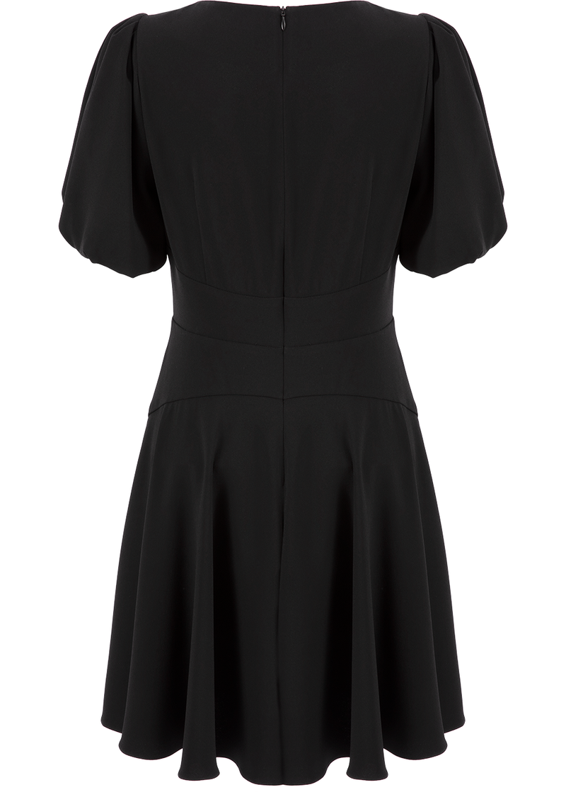 SALAZIA Black Triacetate Shift Dresses