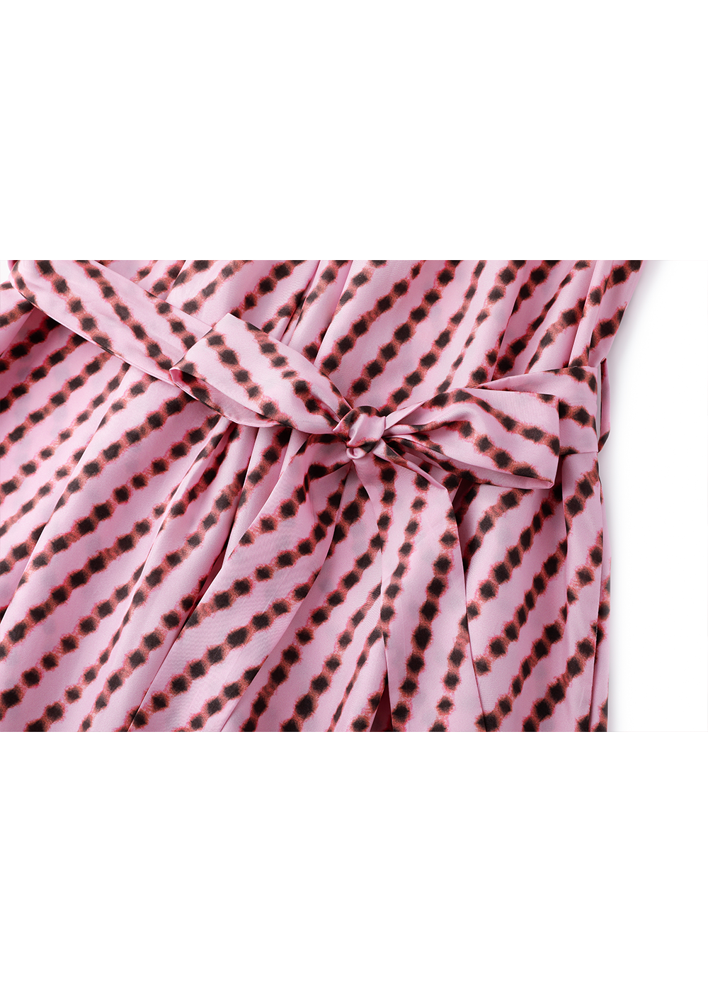 SALAZIA Pink Bubble Silk Dresses