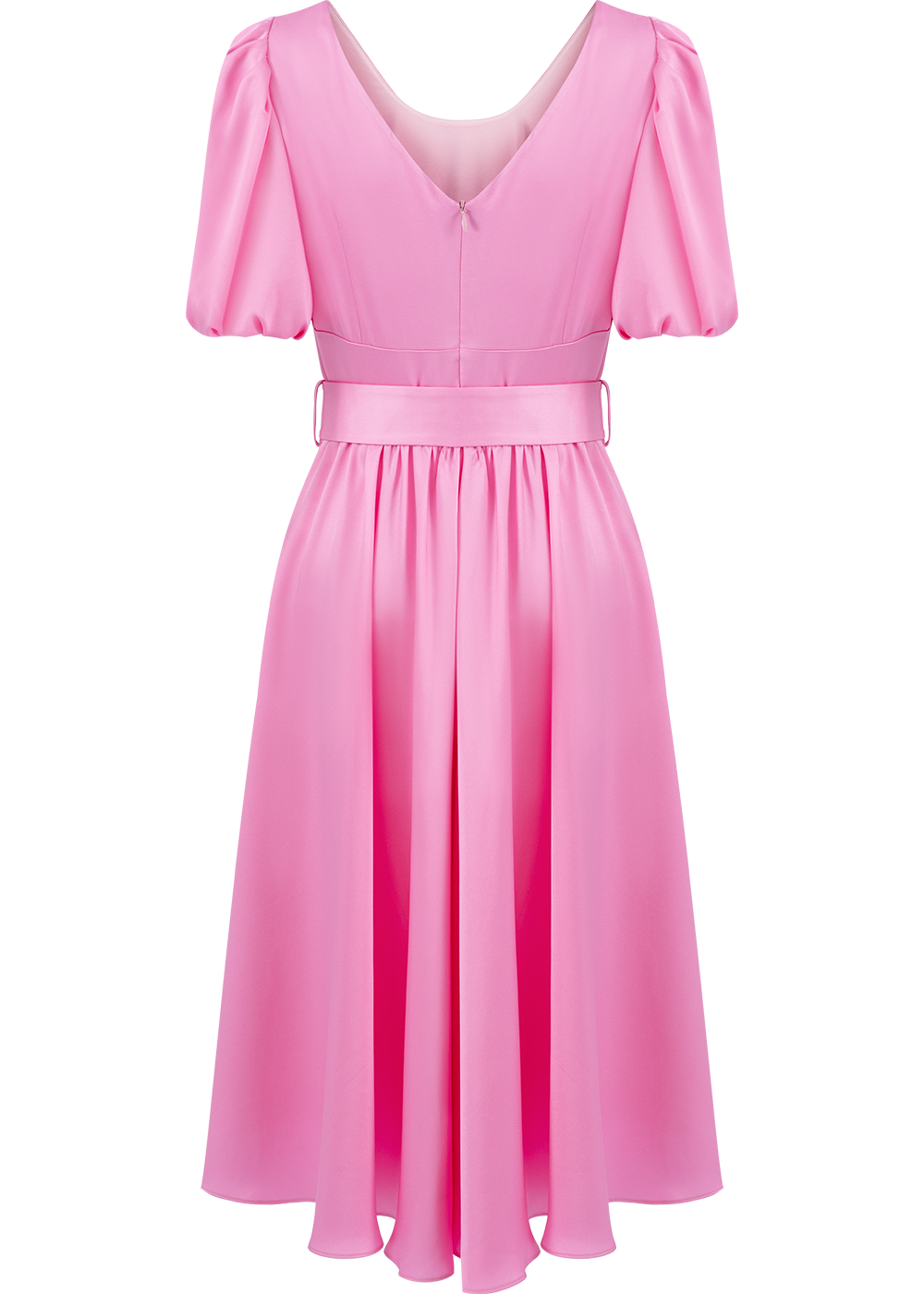 SALAZIA Peach Pink Viscose Dresses