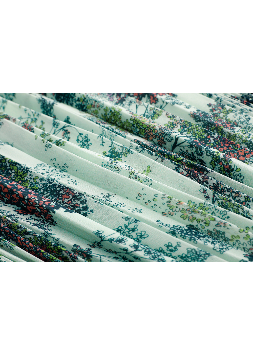 SALAZIA Light Green Summer Jungle Dresses
