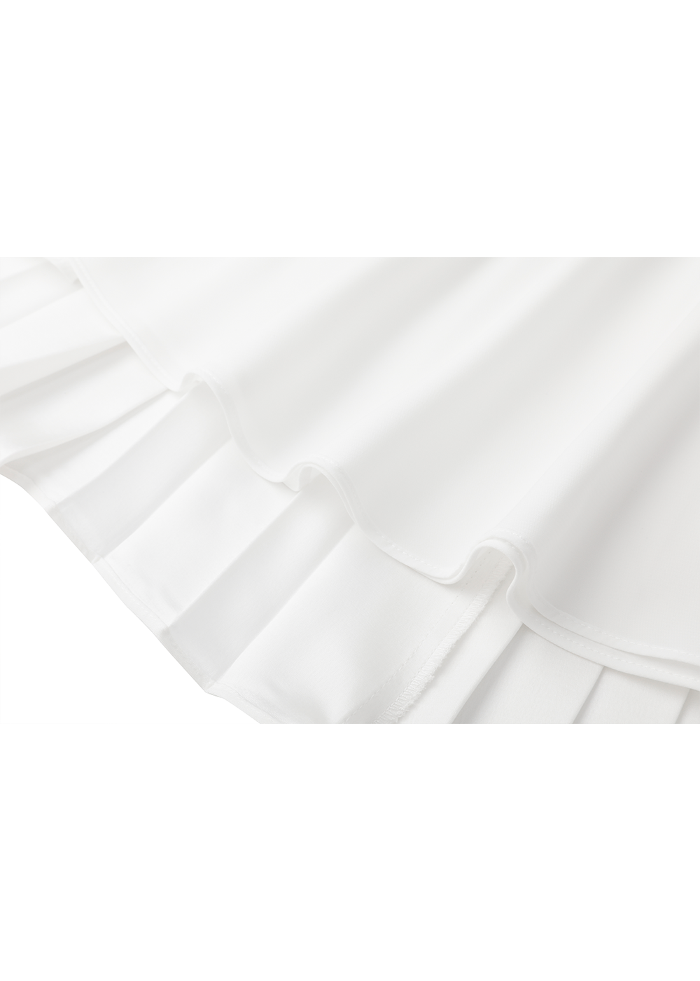 SALAZIA White Acetate Blend Short-Sleeve Dresses