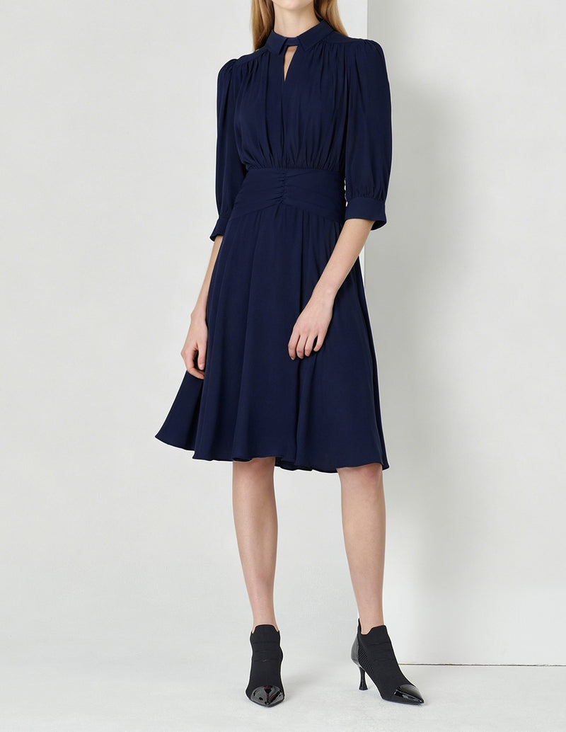 SALAZIA Lightweight Pleated Shirt Dresses