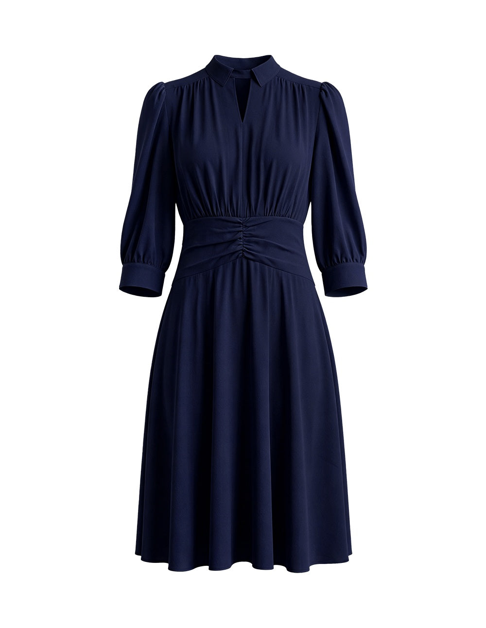 SALAZIA Lightweight Pleated Shirt Dresses
