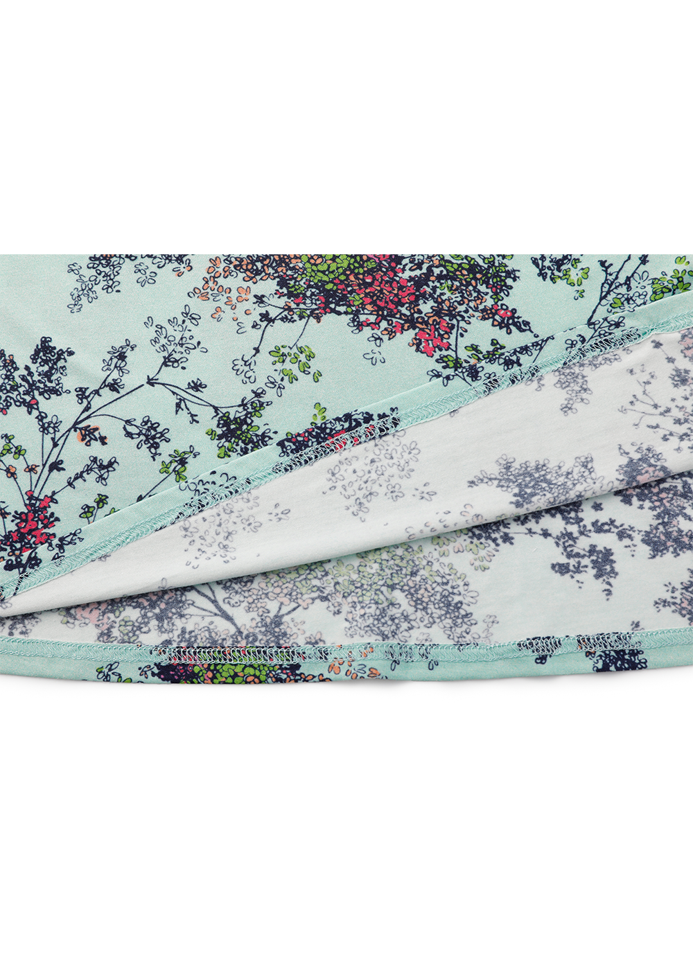 SALAZIA Light Green Summer Jungle Viscose Dresses