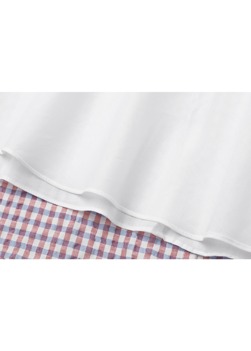 SALAZIA Lilac Gingham Dresses