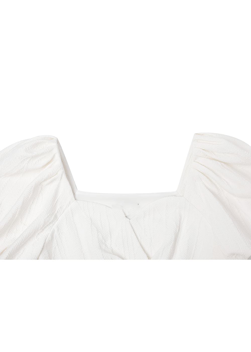 SALAZIA Ivory Polyester-Viscose Blend Dresses