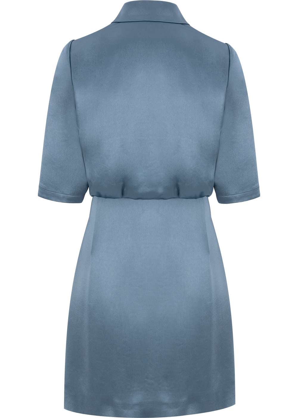 SALAZIA Ice Blue Acetate Blend Dresses