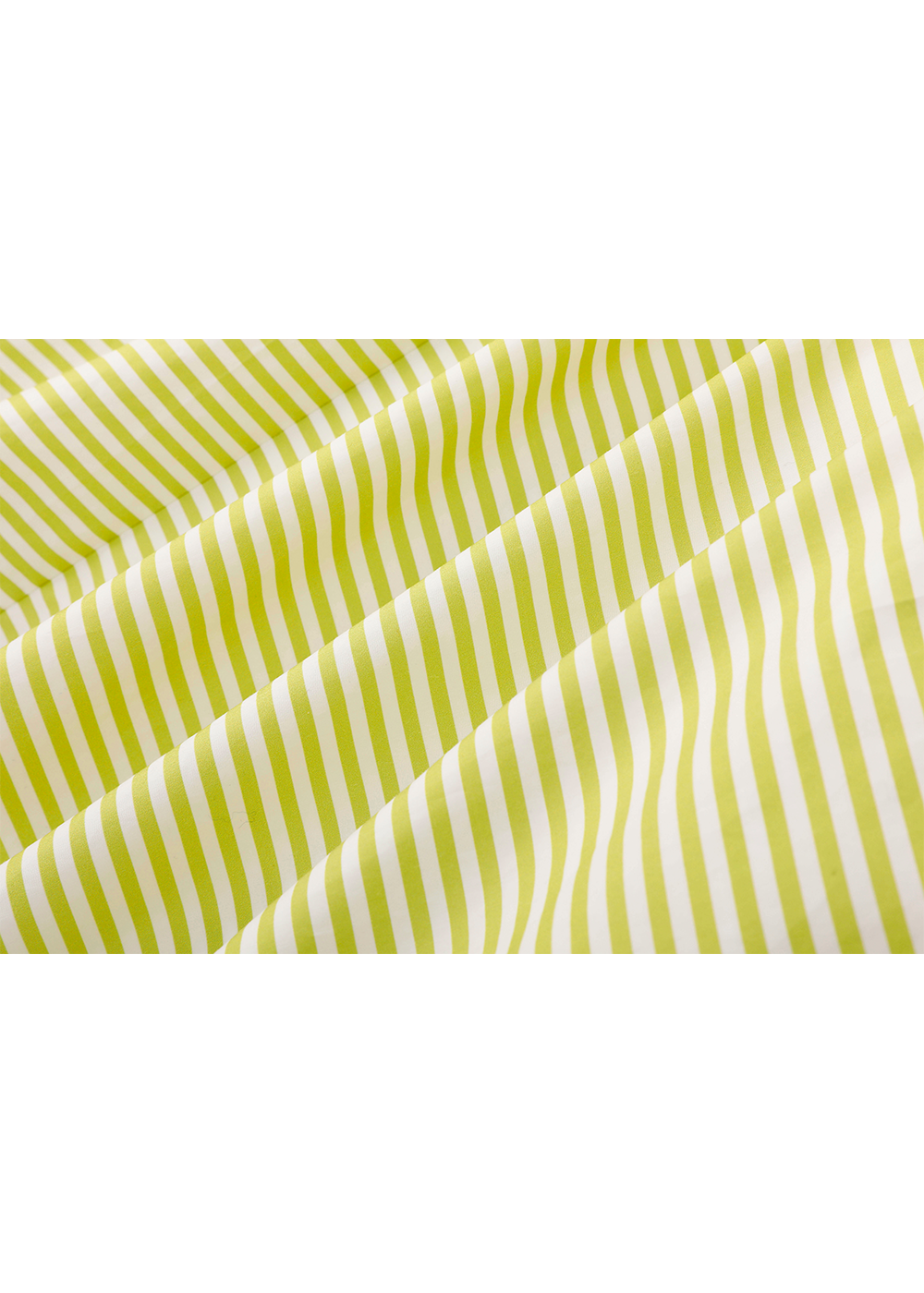 SALAZIA Yellow-White Stripe Short-Sleeve Dresses