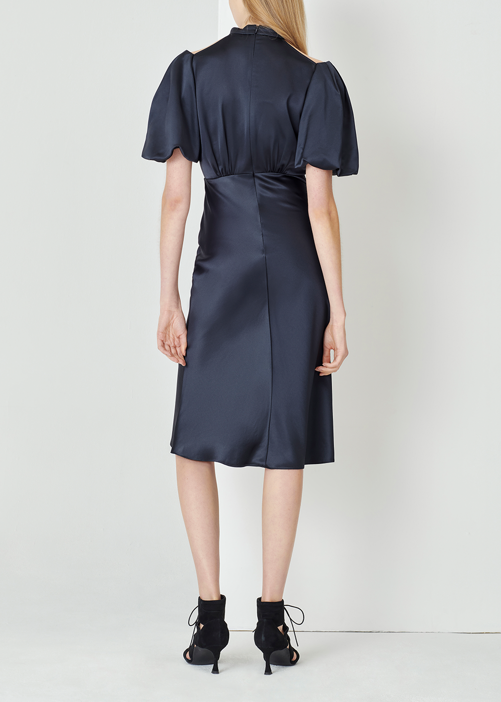 SALAZIA Deep Blue Acetate Blend Dresses