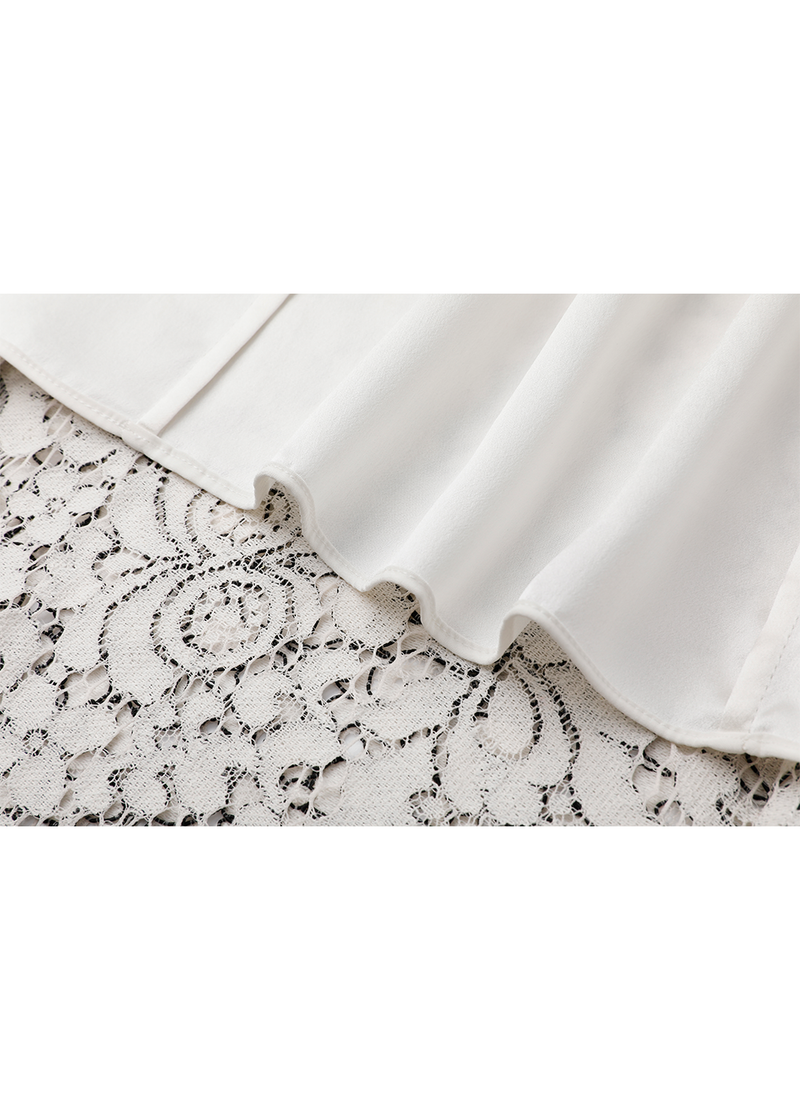 SALAZIA Black-White Floral Maxi Dresses