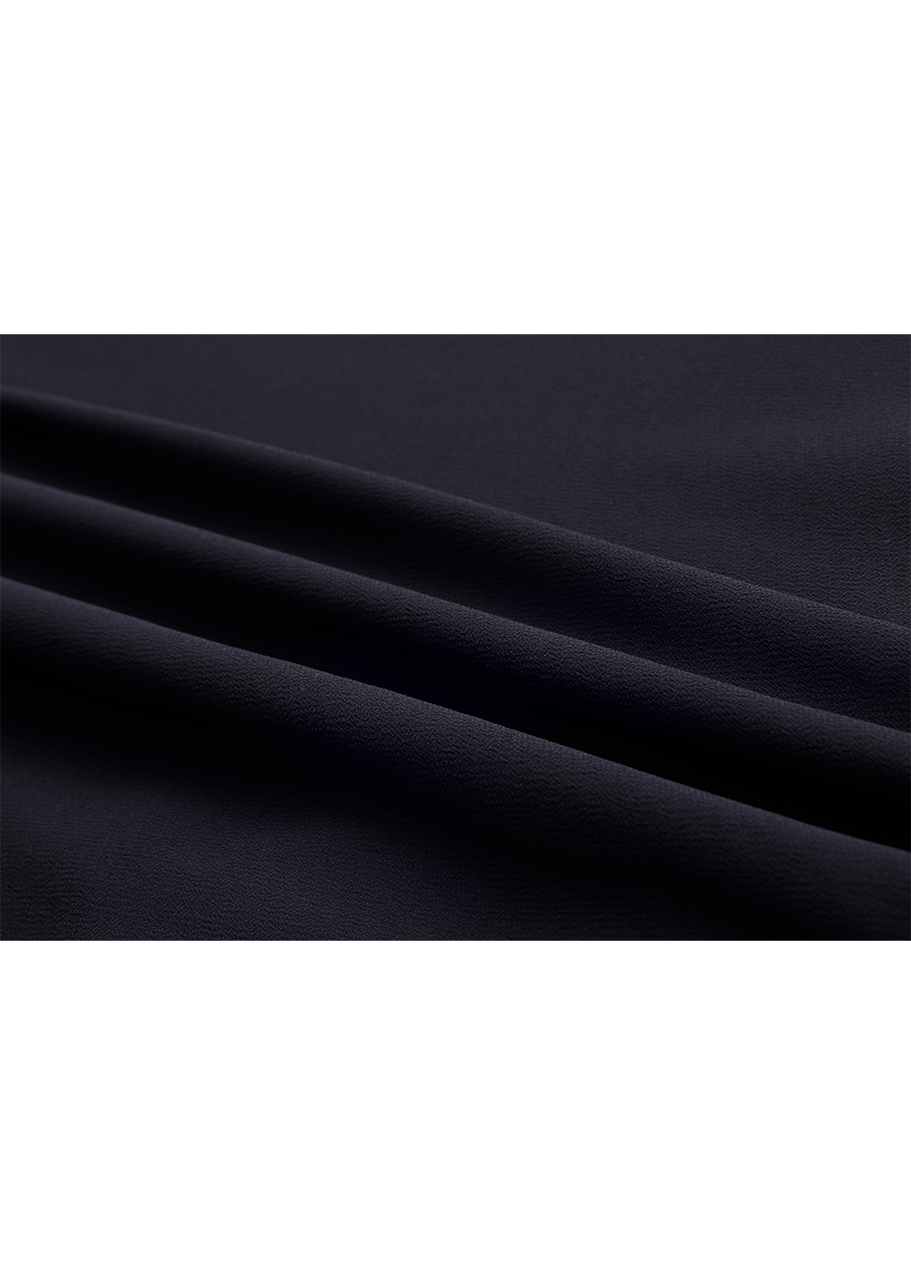 SALAZIA Deep Blue Polyester Fit-and-Flare Dresses