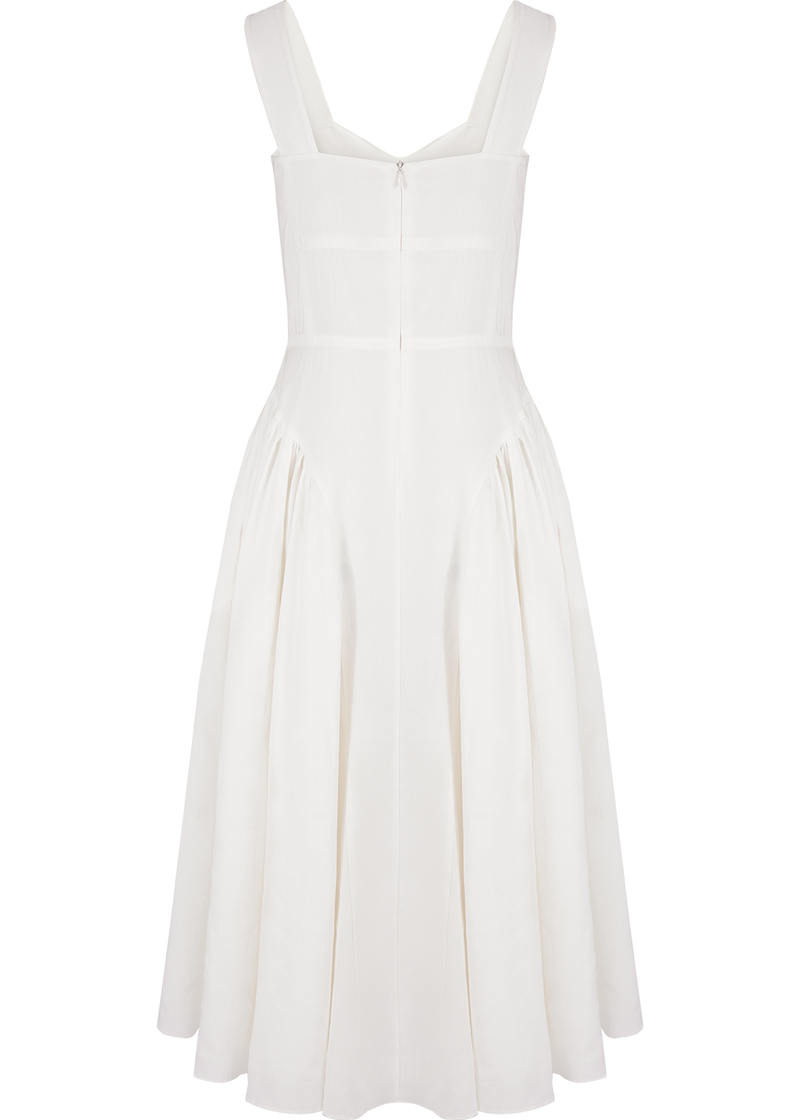 SALAZIA White Linen-Blend Dresses