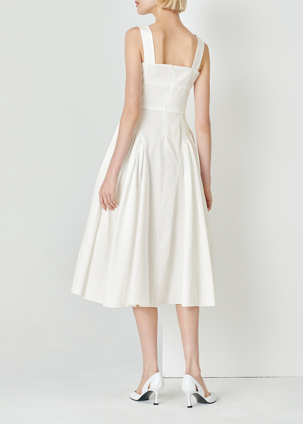 SALAZIA White Linen-Blend Dresses