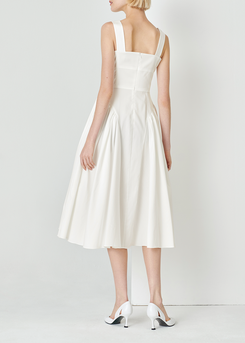 SALAZIA White Linen-Blend Dresses