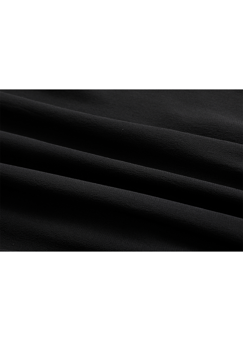 SALAZIA Black Silk and Cotton Lace Dresses